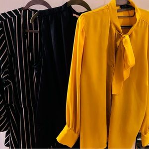 Ladies business dress shirts